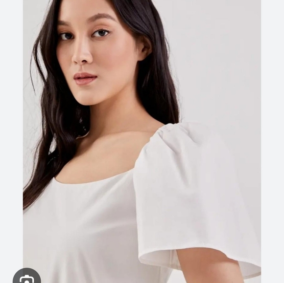 Love Bonito NWT White Butterfly Blouse - Picture 2 of 5